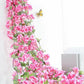 4Pcs Sakura Vine Artificial Silk Hanging Garland 2.3 m for Wedding and Home Decoration