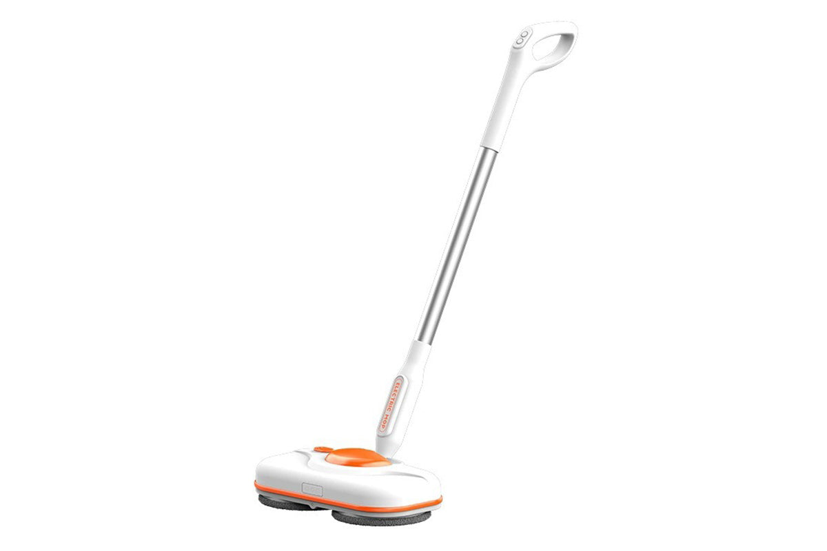 Cordless Electric Spin Mop with LED Light Water Sprayer and 750ML Large Water Tank