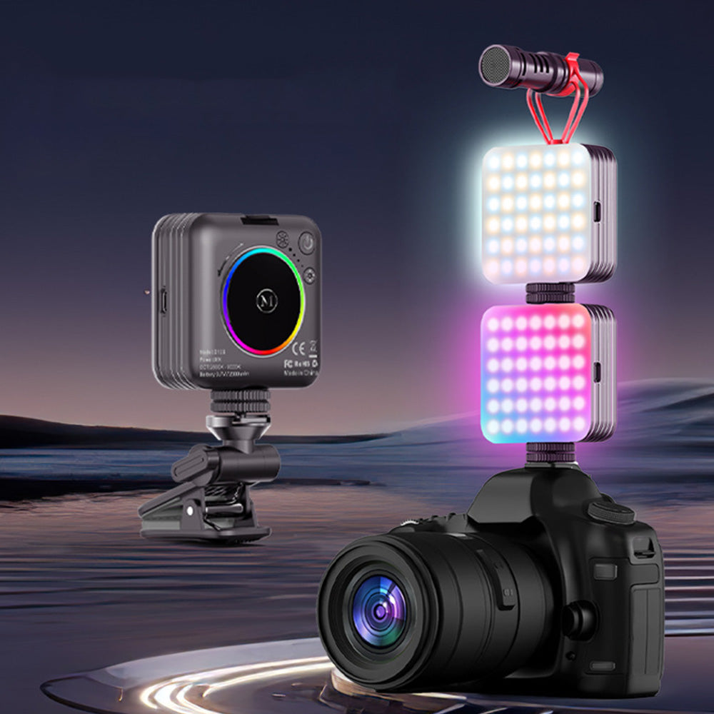 RGB Camera Light Photography Selfie Light LED Panel Video Light With 360 Degrees Full Color