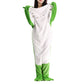 2Pcs Cartoon Dinosaur Adult Wearable Flannel Hoodie Sleep Blanket