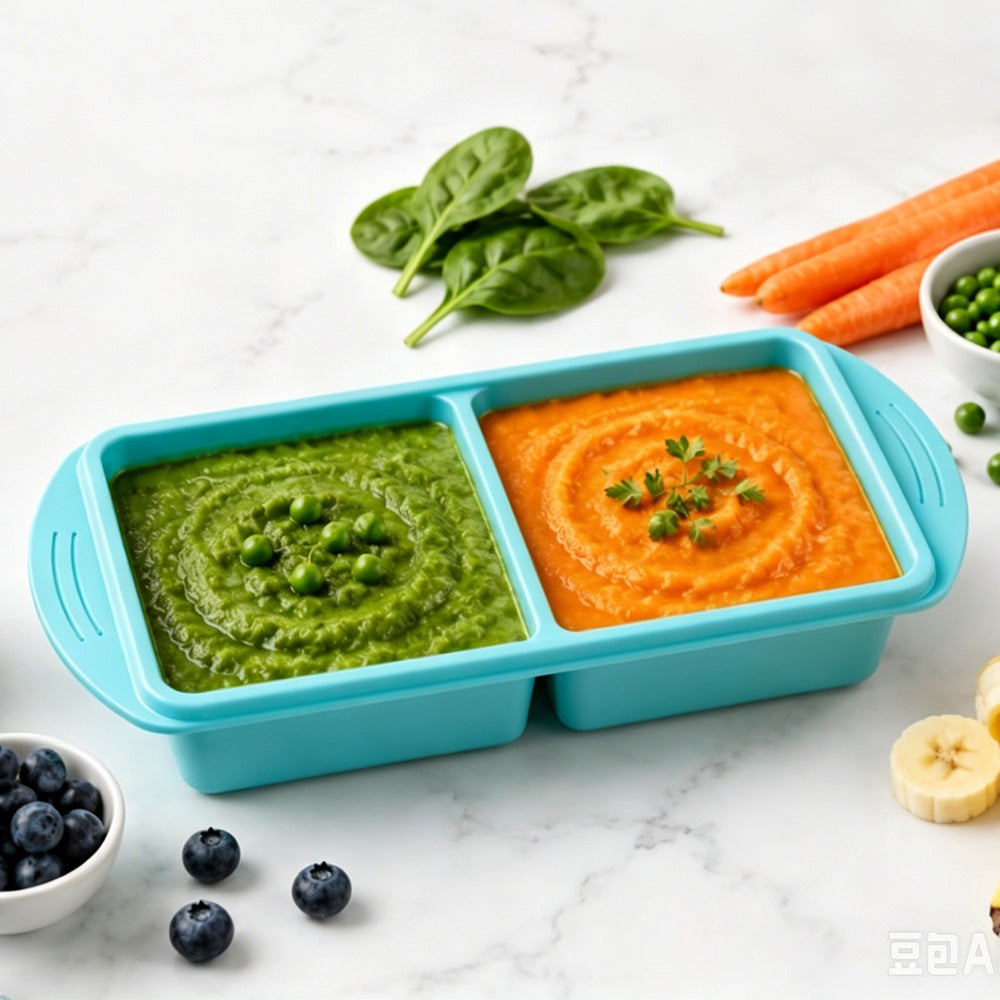 3 Pack Silicone Freezer Trays with Lids for Soup Sauce Meal Prep Storage