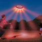 Rechargeable Light Up Flying Disc With 50 LED For Outdoor Game Beach Sport