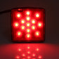 15 LED Square Brake Light for Trailer Hitch