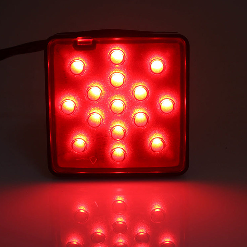 15 LED Square Brake Light for Trailer Hitch