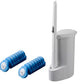 Disposable Toilet Brush Set with Replaceable Heads and Cleaning Liquid for Bathroom