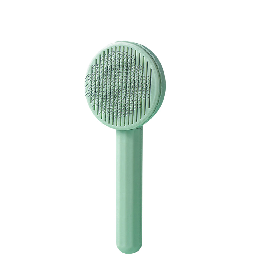 Self Cleaning Pet Deshedding Brush for Cats Dogs
