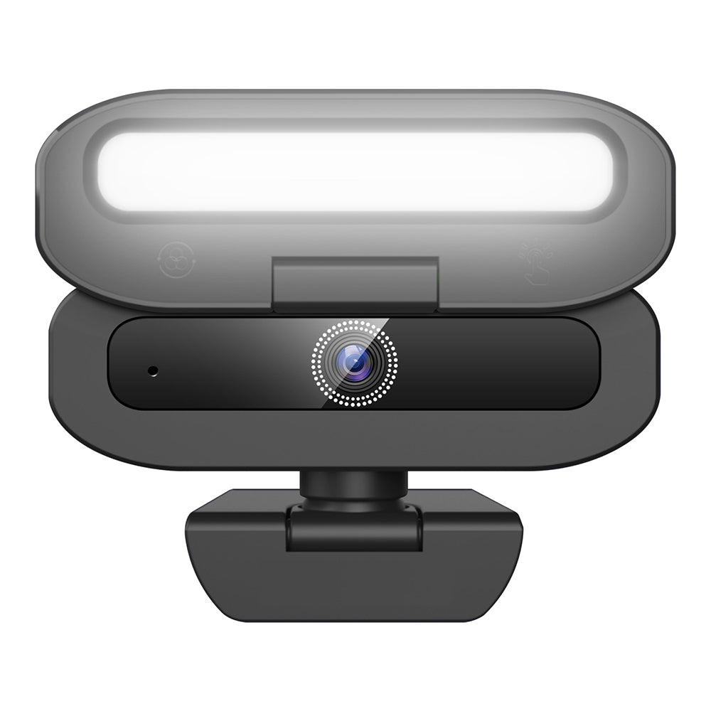 4K Webcam Camera with Light for PC Computer Video Conference Streaming