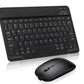 Ultra Slim Portable Wireless Bluetooth Keyboard Mouse Combo for Tablet Laptop