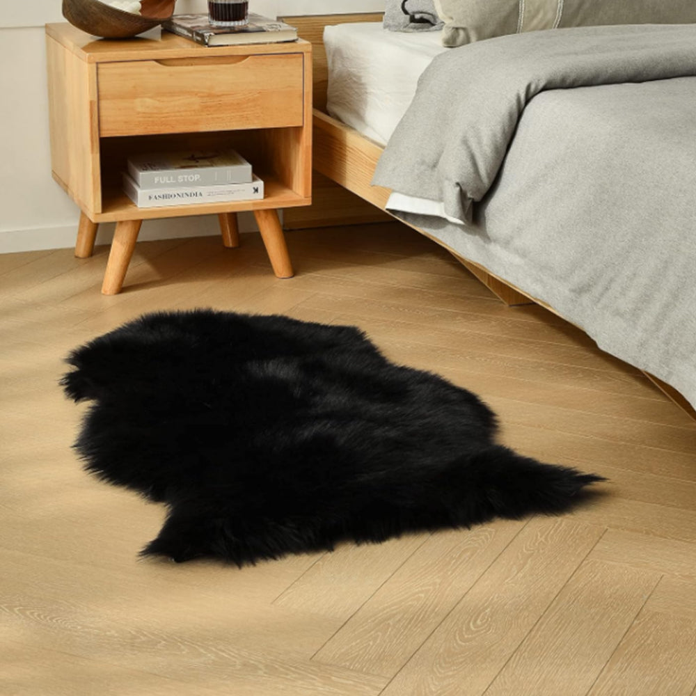 Faux Sheepskin Fluffy Rugs Chair Seat Covers