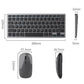 Compact Wireless Keyboard and Mouse Combo Compatible with Windows Mac