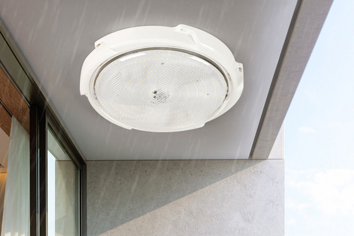 Solar Ceiling Lights Indoor Outdoor Solar Shed Light for Yard Patio Shop Porch