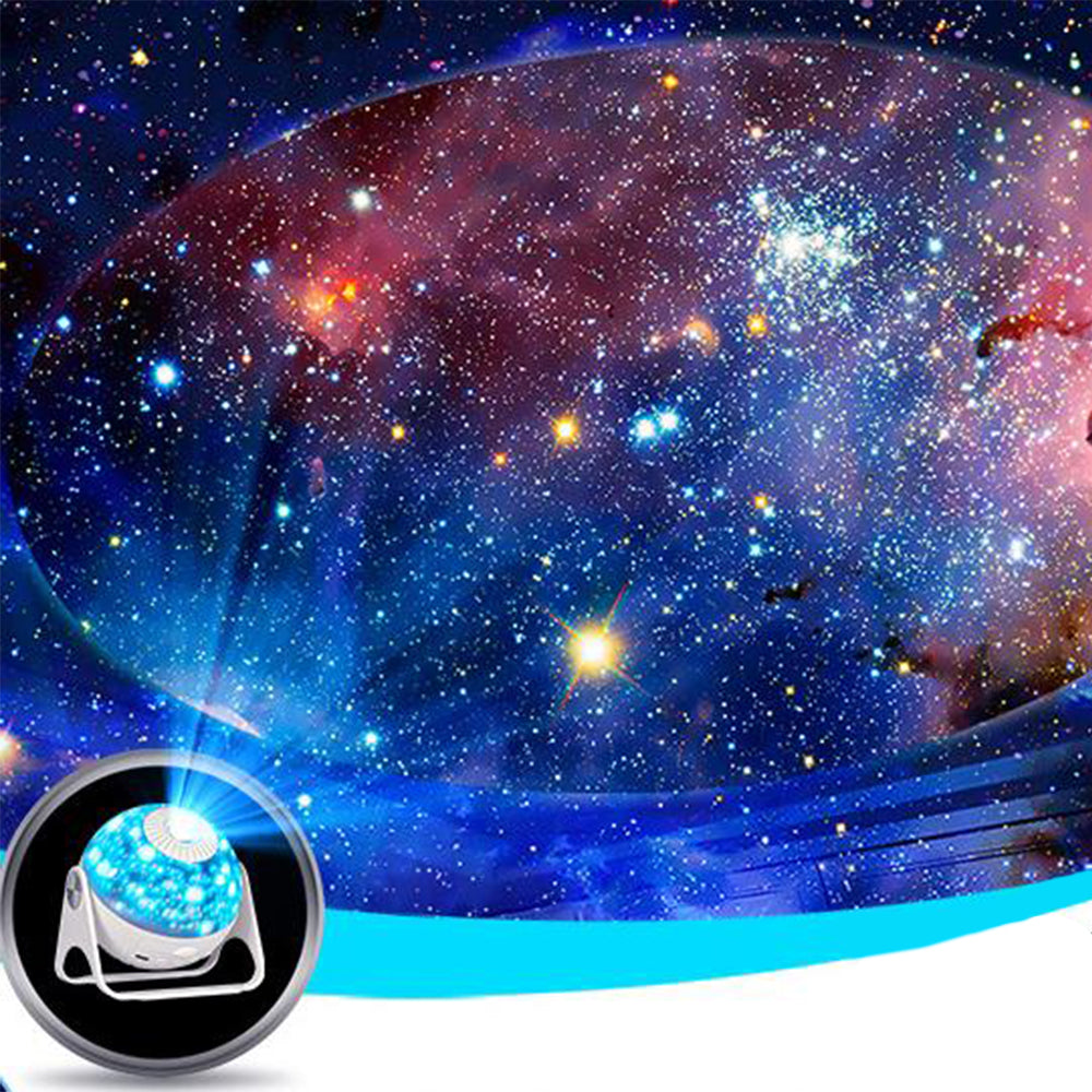 Galaxy Starry Projector Night Light with 13 Interchangeable Discs