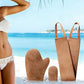 4 In 1 Double sided Self Tanning Mitt Applicator Kit Back Tanning Glove