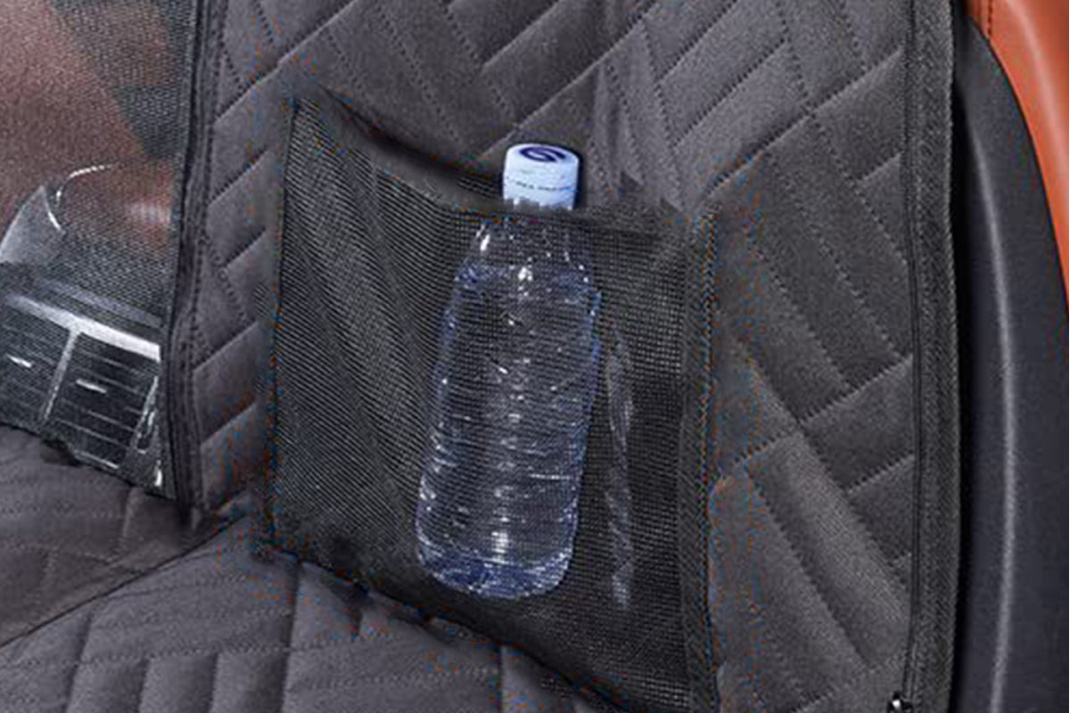 132x158cm Dog Back Seat Extender Water-Resistant Hard Bottom Dog Car Seat Cover