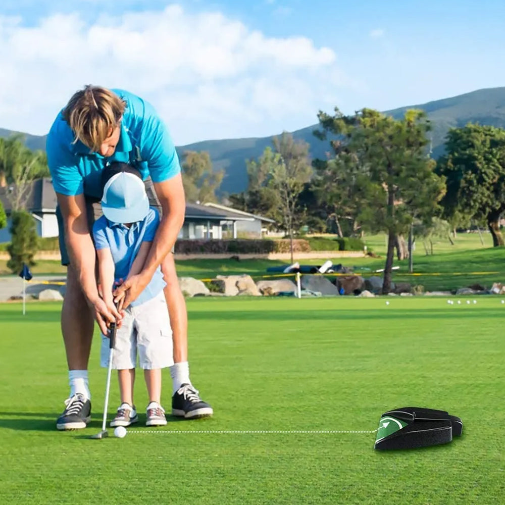 Golf Automatic Putting Cup Training Aids Putter Ball Return Device