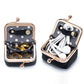 Mini Leather Jewelry Box Coin Purse Jewelry Case With Kiss Lock
