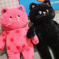 Cuddle Spotted Cat Plush Stuffed Toy Couple Cat Doll Couple Gift Polka Dot Cat Doll