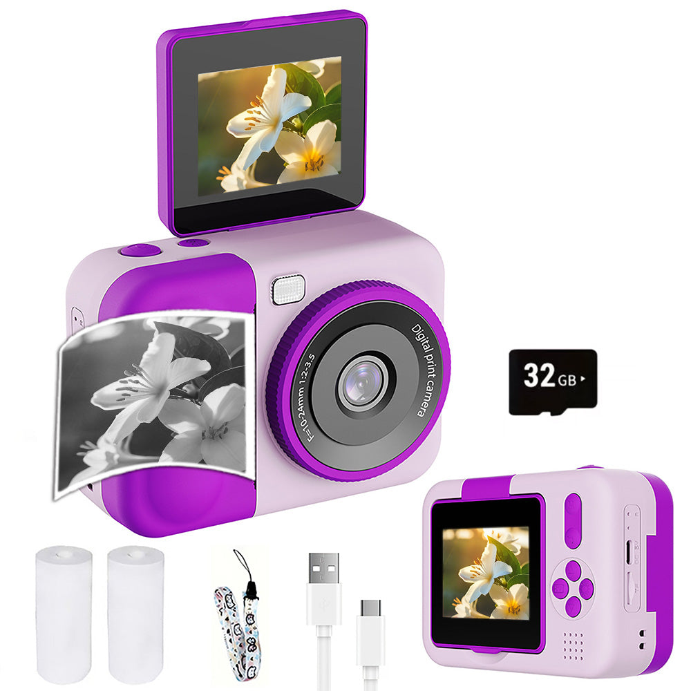S11 48MP Instant Print Camera for Boys Girls with 32GB Memory Card