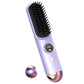 Cordless LCD Hair Straightening Brush 2-in-1 Portable Styling Tool for Travel