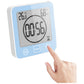Digital Temperature Humidity Meter Water-Resistant Bathroom Alarm Clock