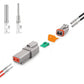 10 Kit 2 Pin Connectors for DT Deutsch Water-resistant Automotive Electrical Connector for Car