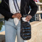 Adjustable Quilted Water Bottle Carrier Bag