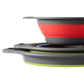 3 Piece Foldable Colander Set for Kitchen Use