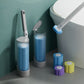 Disposable Toilet Brush Set with 18Pcs Replacement Brush Heads