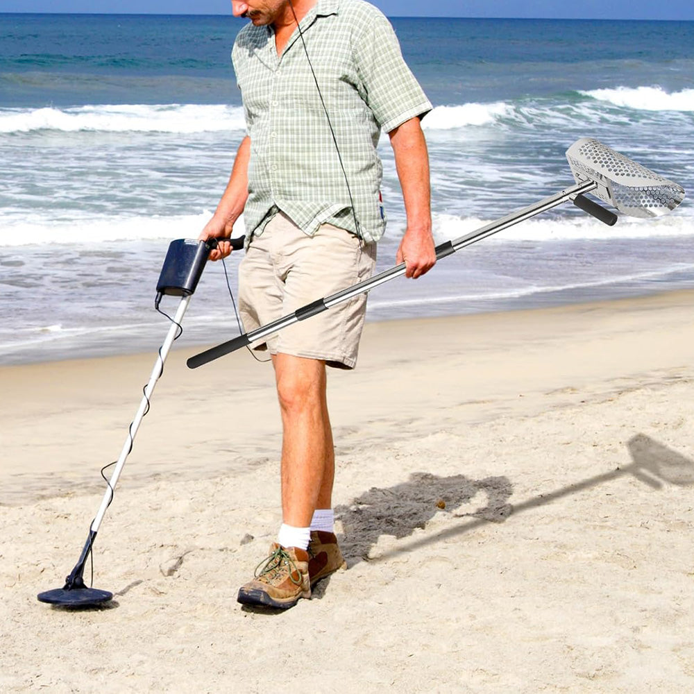 Sand Scoop with Shovel for Metal Detecting Metal Detector at Beach