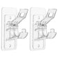 Curtain Rod Brackets Self Adhesive No Drill Transparent Invisible Holders for Curtains Towels