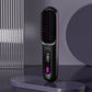 Portable Cordless Hair Straightener Comb with LED Display Negative Ion Heating