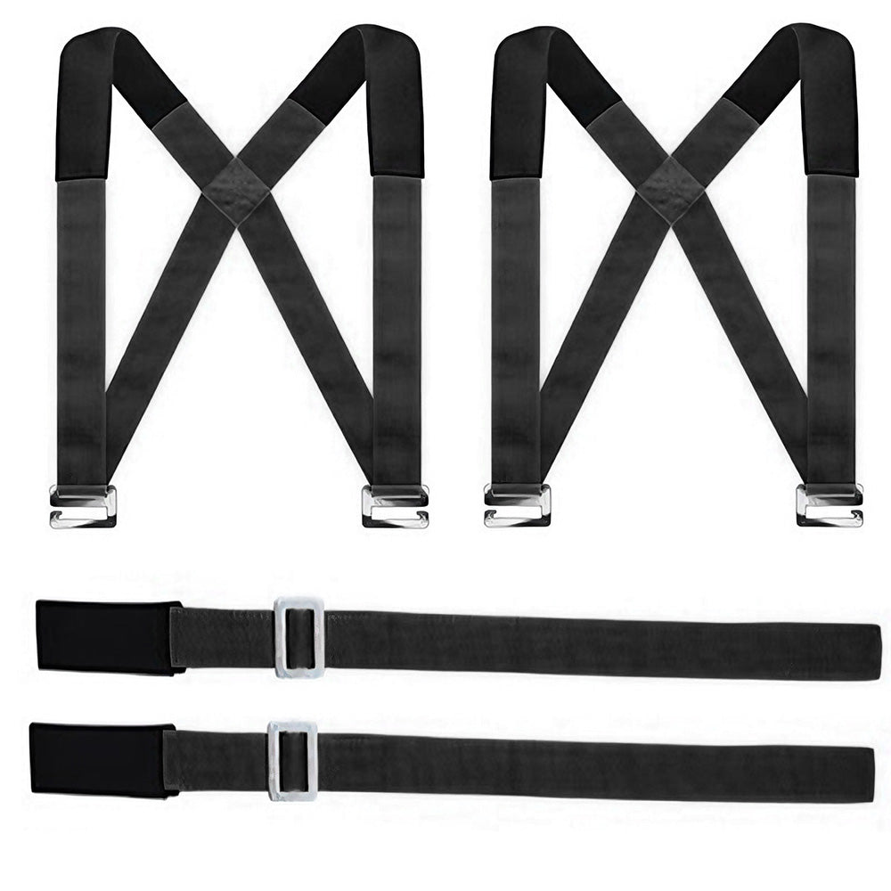 Furniture Moving Strap Set with 5cm Wide Belts and 270kg Load Capacity
