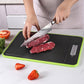 4-in-1 Double Sided Thawing Tray and Cutting Board with Aluminum Sharpener