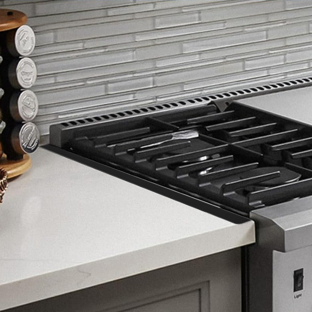 4Pcs Stainless Steel Adjustable Stove Counter Gap Filler Covers for Kitchen