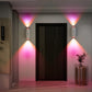 Motion Sensor Night Light Wall-Mounted USB Rechargeable Sunset Effect