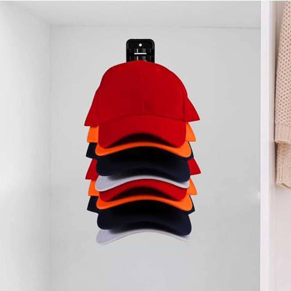 Hat Organizer for Baseball Caps Wall Mounted Storage Rack Hat Display Organizer