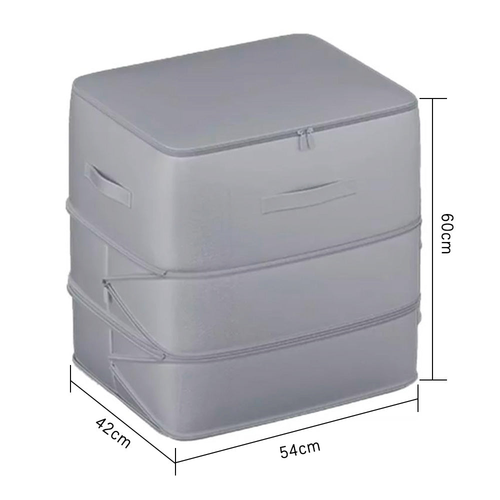 3 Layer Ultra Space Saving Self Compression Organizer Heavy Duty Moving Storage Bag