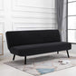 Armless Solid Color Stretch Folding Sofa Bed Cover