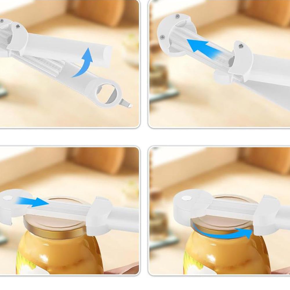 Magnetic Wall Mounted Multifunctional Adjustable Bottle Lid Opener