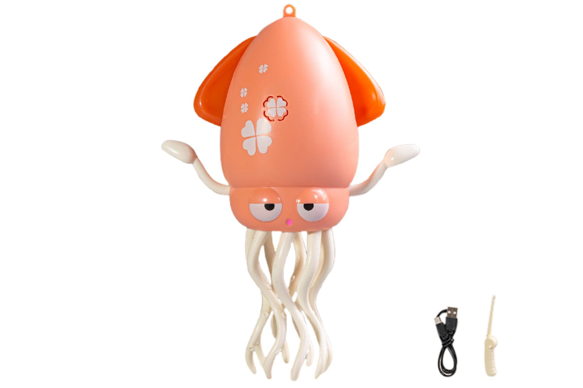 Dancing Octopus Toy Electric Crawling Octopus Tummy Time Toy Dancing Music Squid