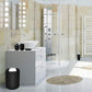 6 Piece Bathroom Accessories Set Soap Dish Soap Dispenser Toothbrush Holder Toilet Brush Trash Bin