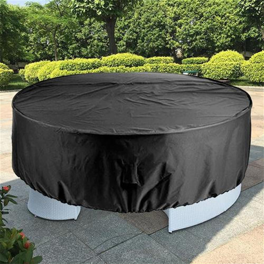 Water-resistant Outdoor Furnitur Cover Round Dust Cover