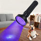 100-LED UV Flashlight Black Light for Pet Urine Bed Bugs Resin Curing Scorpion Finder