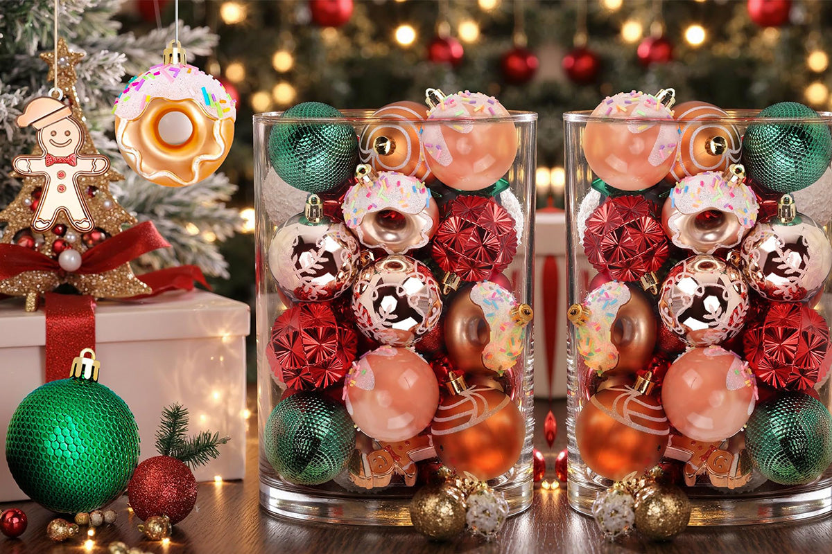 42-Piece Christmas Tree Decorations Ornament Set