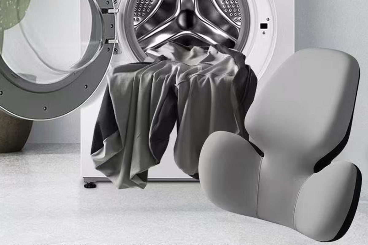 Car Headrest and Lumbar Support Set Memory Foam Driving Cushion