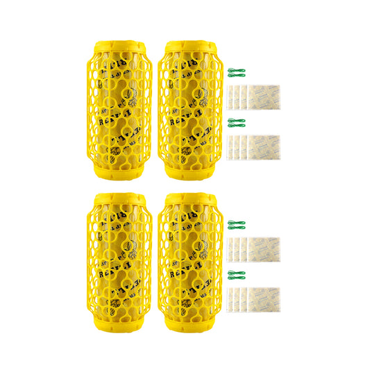4Pcs Wasp Trap Outdoor Hanging Insect Catcher for Wasps and Carpenter Bees