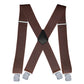 Mens X Back Elastic Suspenders with 4 Metal Clips Adjustable to 120cm