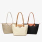 Stylish Waterproof PU Tote Bag for Women Shoulder Handbag with Top Handle