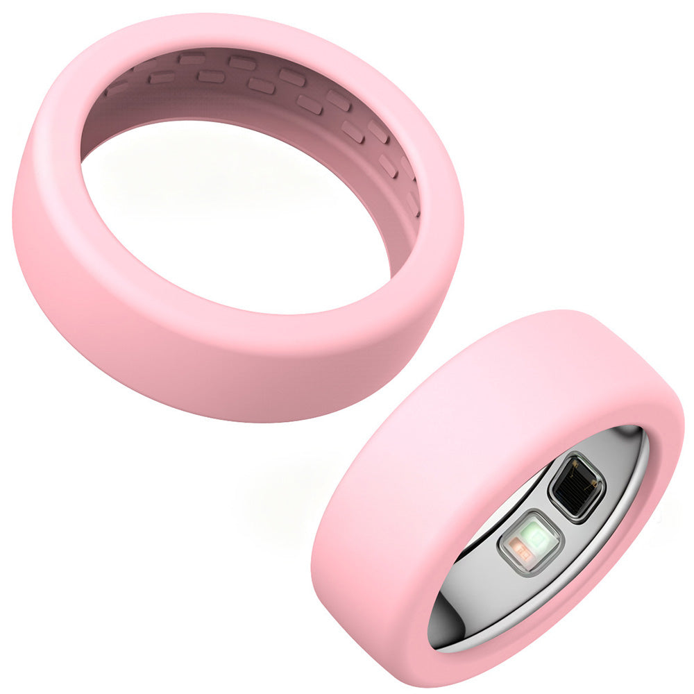2Pcs Ring Covers Compatible with Oura Ring 5-Pink