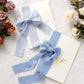 3 Rolls Yard Chiffon Ribbon Set Mixed Color Handmade Fringe Fabric Ribbon
